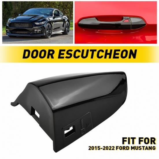 For 2015- Ford Mustang Driver Door Handle Lock Key Cap Hole Cover Bezel J7