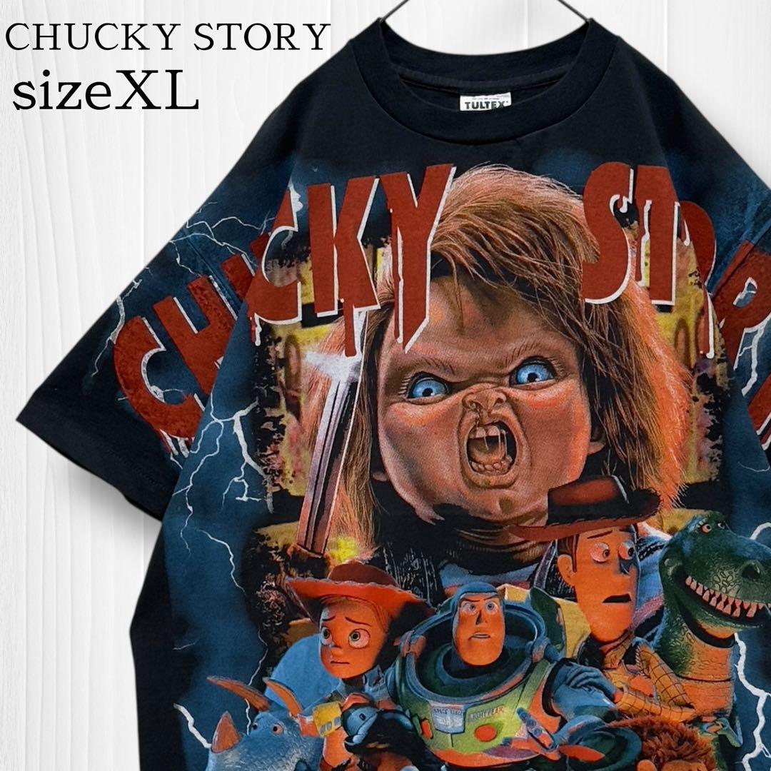 

[USED] Overseas exclusive CHUCKY STORY S/S Tee in large print