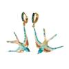 Enamel Colorful Swallow Earrings Enamel Swallow Earrings With Bright Colors Suitable For Modern Fashionistas