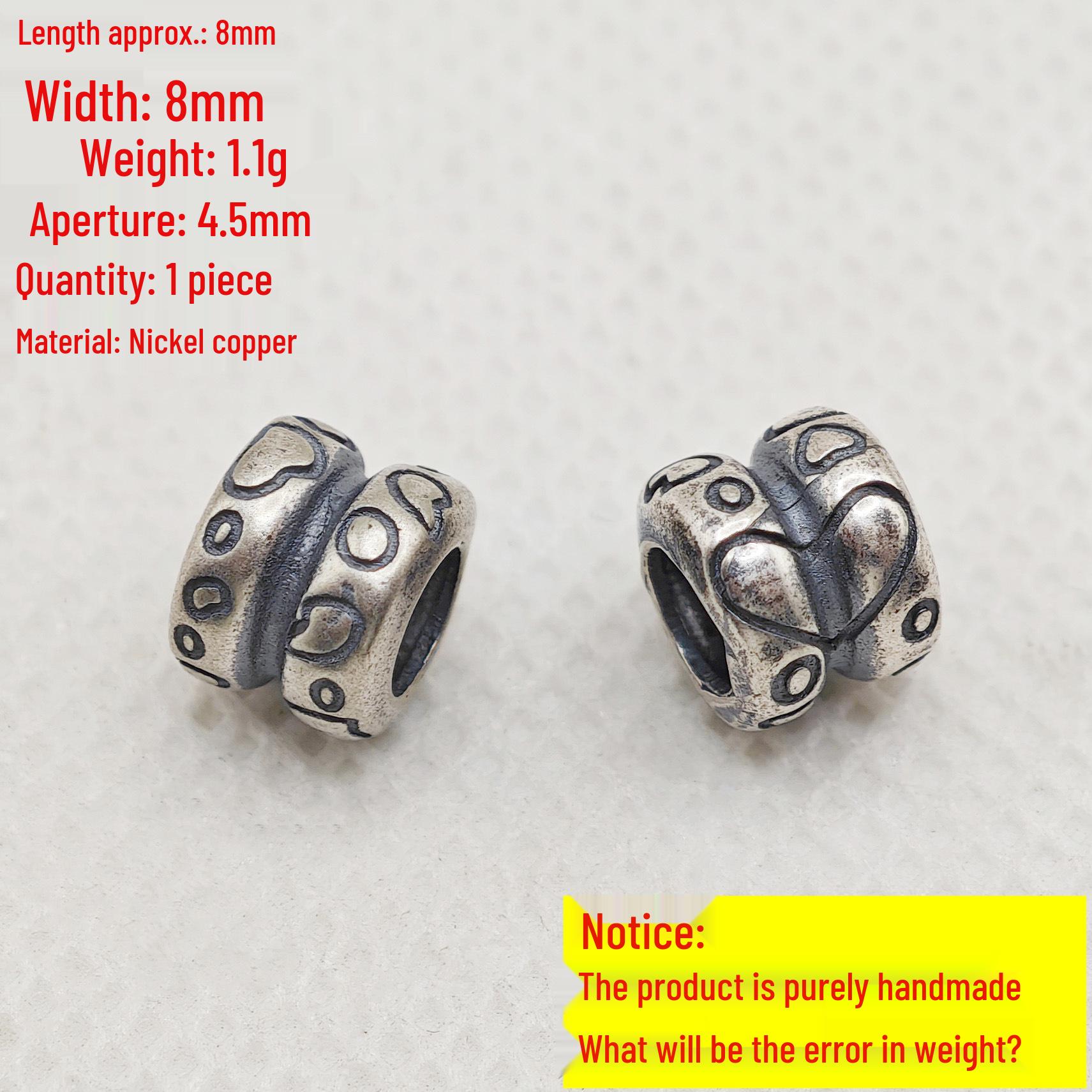 Sterling Silver Lotus Barrel Bead Charms - 99 Fine Silver, 3D Handmade for DIY Jewelry.