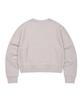 WACKY WILLY [26Ss] Women'S Lily Wappen Crop Sweatshirt Pink
