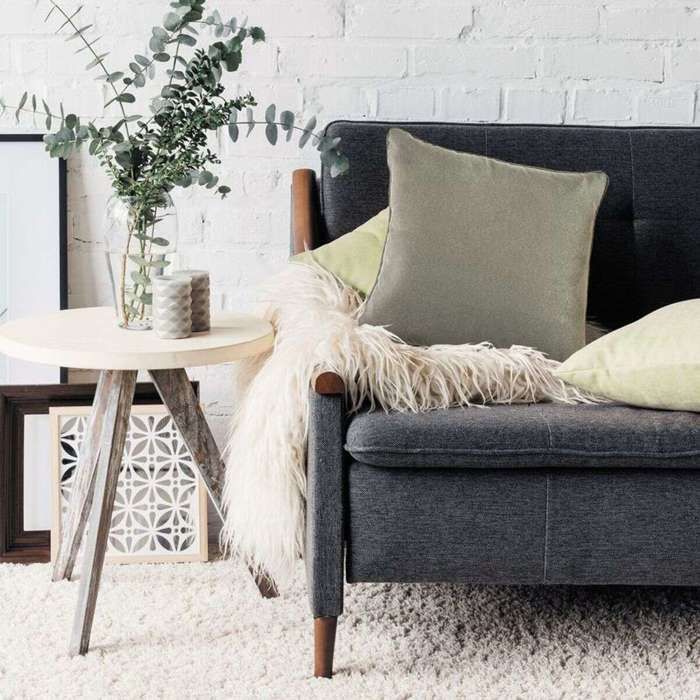 Taupe Suede Cushion 40x40