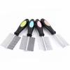 10pcs Pet Dematting Comb Stainless Steel Pet Grooming Comb for Dogs and Cats Gently Removes