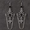 European Gothic Harajuku Cross Chain Earrings for Halloween
