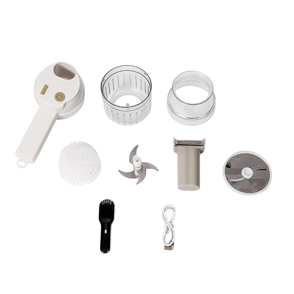 Multifunctional Food and Baby Food Processor for Home Kitchen - Vegetable Cutter for Meal Prep and Purees