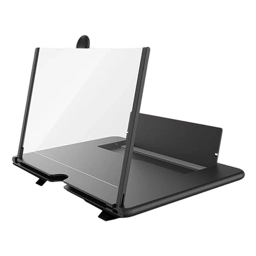 3D HD Phone Screen Magnifier Desktop Mobile Amplifier Stand for Seniors Video Movie Watching Home Travel Party Use