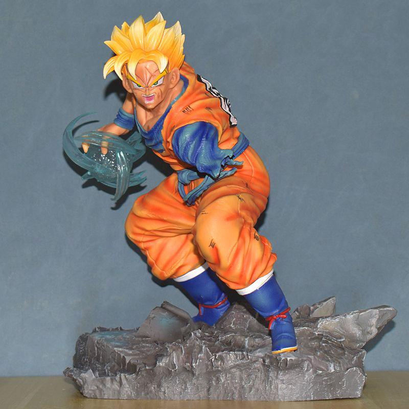 Dragon Ball Gohan VS Android 18 Anime Figure Super Saiyan Son Gohan Figurine Model Collection Desk Decoration For Christmas Gift