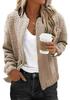Autumn/Winter 2025 Jacquard Long Sleeve Zipper Cardigan