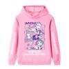 B1198XX Kids Boys Girls Kpop Rumi Zoey Mira Huntrix Print Long Sleeves Hoodie