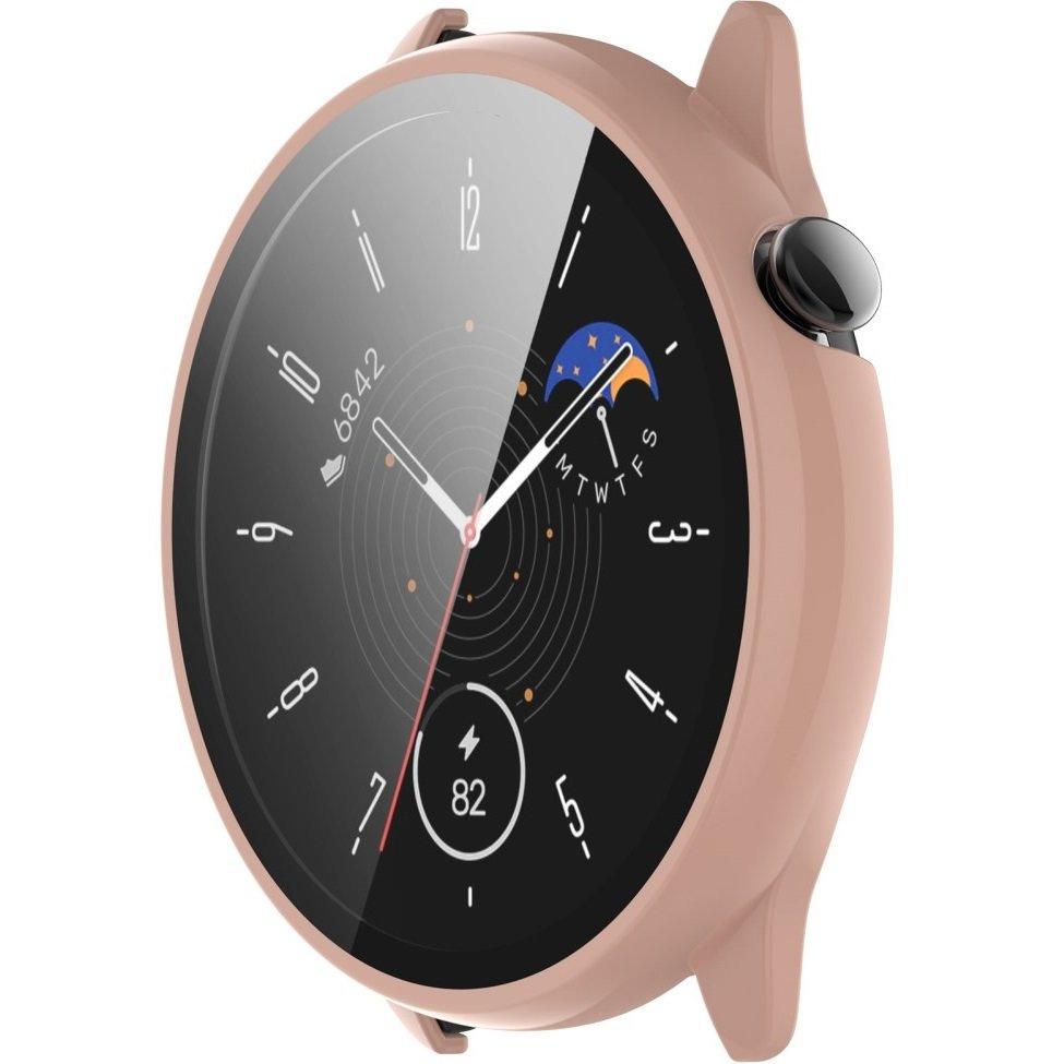 2in1 Case + Tempered Glass for Amazfit GTR Mini, Pink