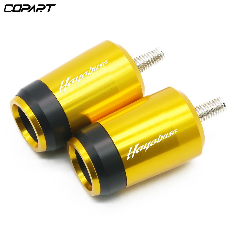 

Для SUZUKI HAYABUSA GSXR1300 GSX 1300R аксессуары для мотоциклов 7/8 мм CNC ручки руля наконечники ручек руля крышки заглушки золотой