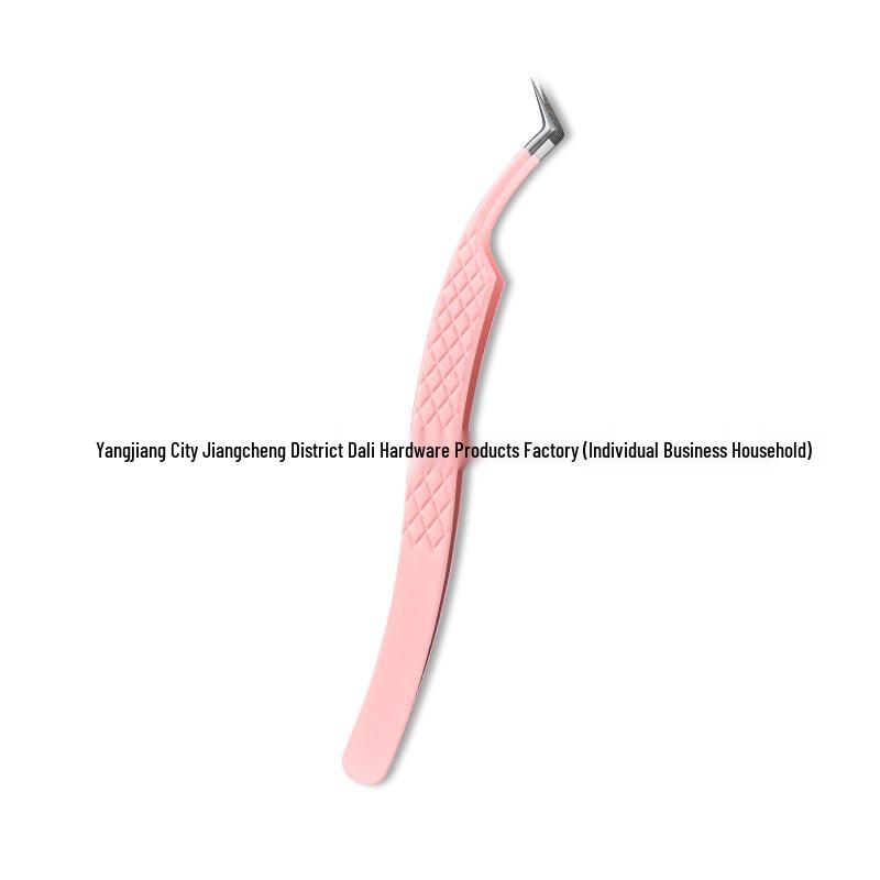 Precision Fiber Tip Eyelash Tweezers for Detailed Grafting and Blooming