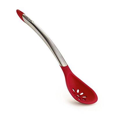 Colher Escumadeira de Silicone Cuisipro 30,5cm (Vermelho)