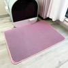 Cat Litter Box Mat Cushioned Mesh Cat Toilet Mat Cat Litter Trapping Mat Scatter Control Mat for Less Mess