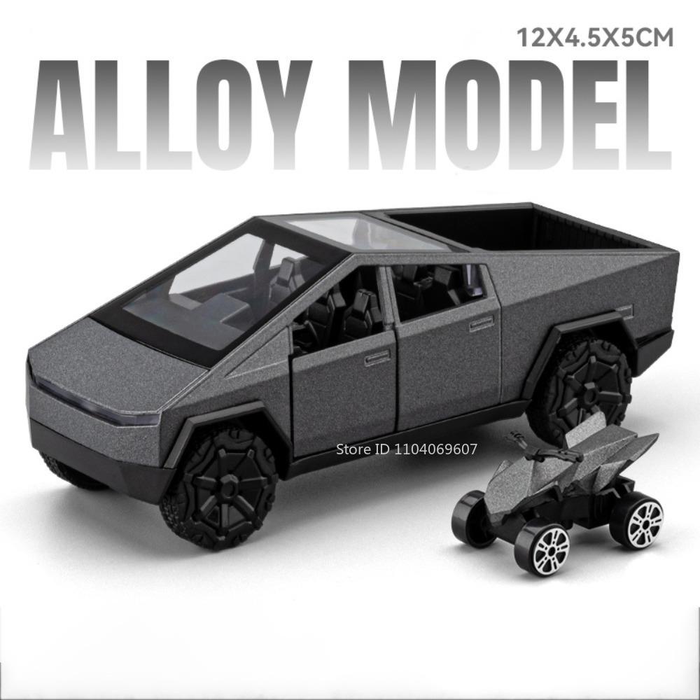 1:36 Skala Pickup Modell Spielzeug Geländewagen Legierung Druckguss Rückziehfunktion Türen zu öffnen Gummireifen Simulationsfahrzeugmodelle Kinderspielzeug Geschenke
