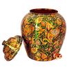 Printed Design Copper Water Dispenser Pot Matka, Stoarage, Home Garden, 10 LTR,