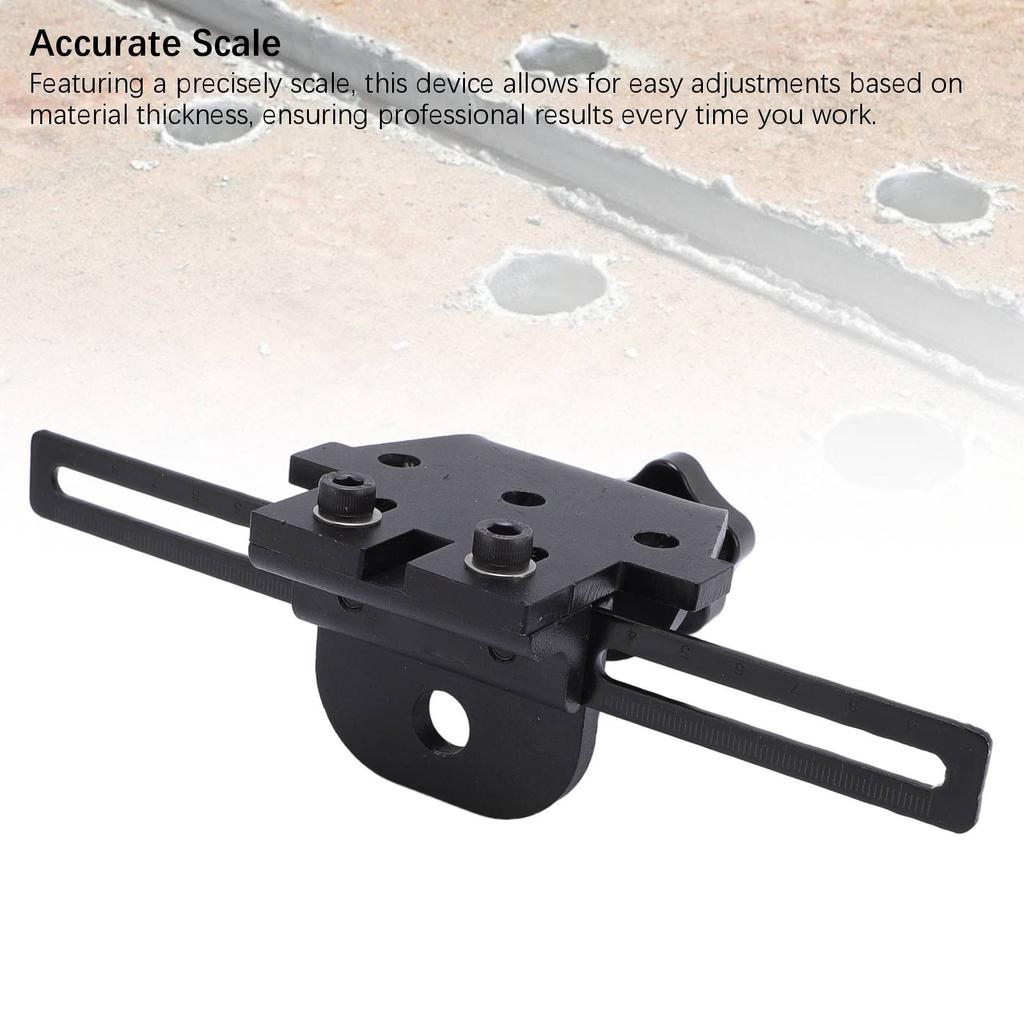 Kit Jig de Cepuit 3 în 1 Oțel Carbon Ridicat Multifuncțional Ghid de Găurire cu Burghie de 8mm 10mm 15mm