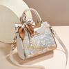Women’s Light Luxury Red Chinese Embroidery Handbag, Elegant Mother’s Day Wedding Gift Shoulder Crossbody Bag For Middle Aged Mom