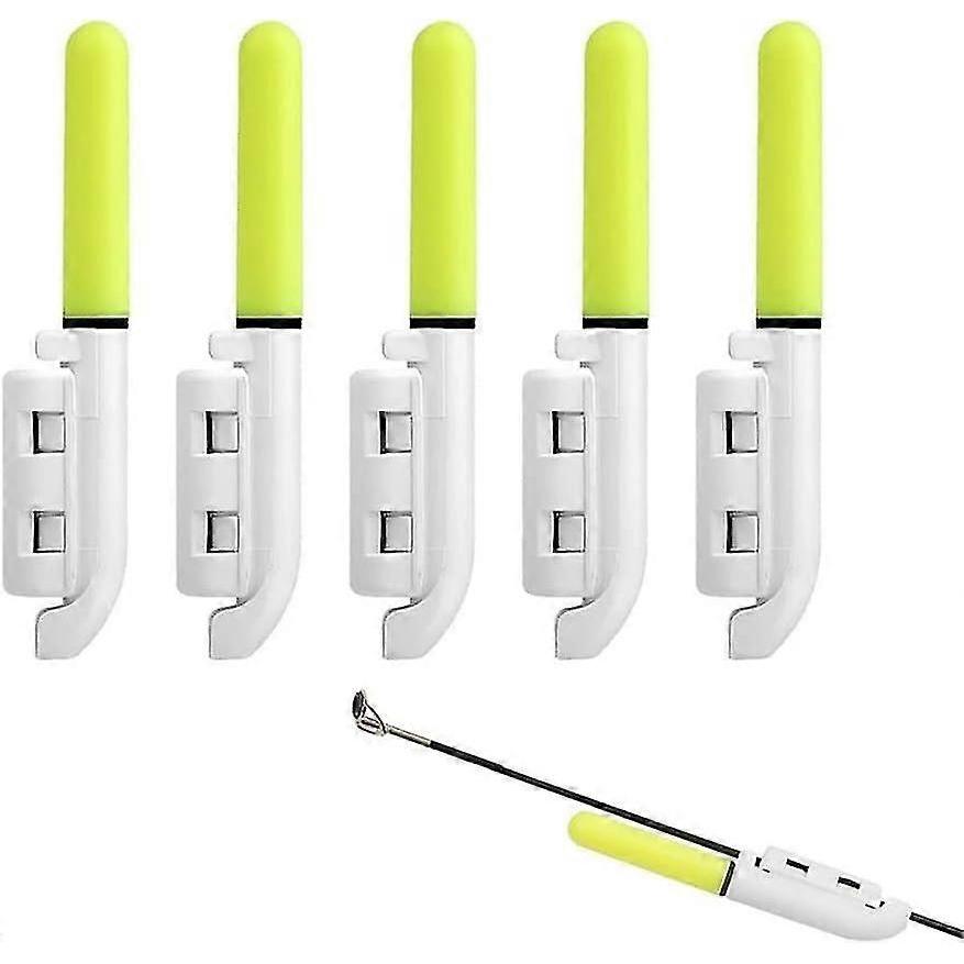 5pcs Fishing Rod Light, Rod Tip Lights For Night Fishing, Waterproof Night Fishing Bite Alarm Glow Stick, Fishing Gear Accessories
