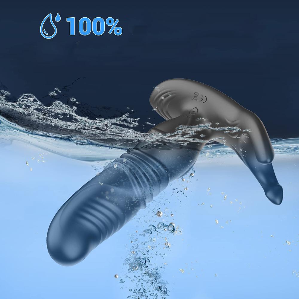 Mannlig silikon anal vibrator prostatastimulator forsinket cum butt plug dildo sexleketøy for voksne
