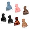 7 Pieces Resin Hair Claws For Women Vintage Design No Crease Clip Volume Boost Curly Hair Styling Accessories