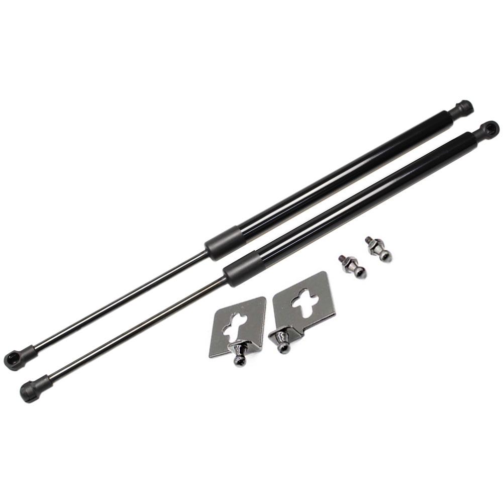 Газовые упоры капота для Mitsubishi Pajero/Montero Sport II KG/KH/PB 2008-2016 Углепластик Normal black