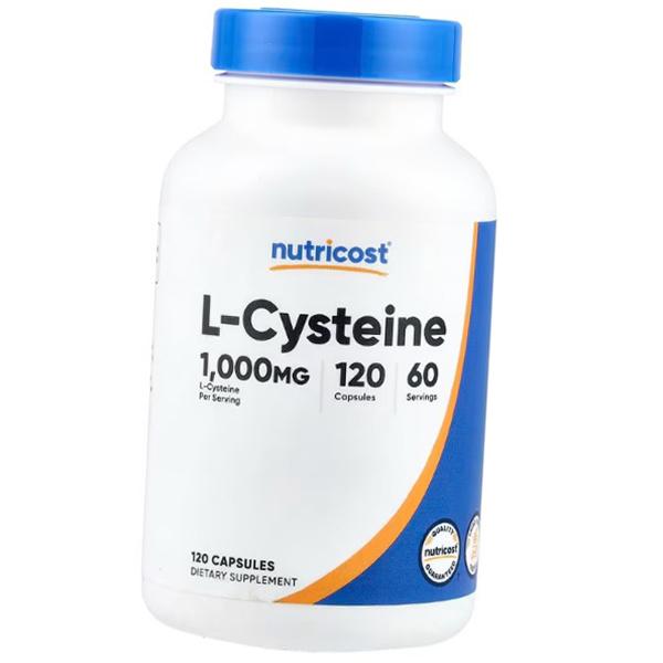 Л Цистеин, L-Cysteine 1000, Nutricost  120капс (27647032)