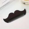 [Black Mini Mustache Comb] Black Mini 12cm Mustache Comb | Plastic Beard Grooming Tool for Men | Unfragranced Shaving & Hair Removal