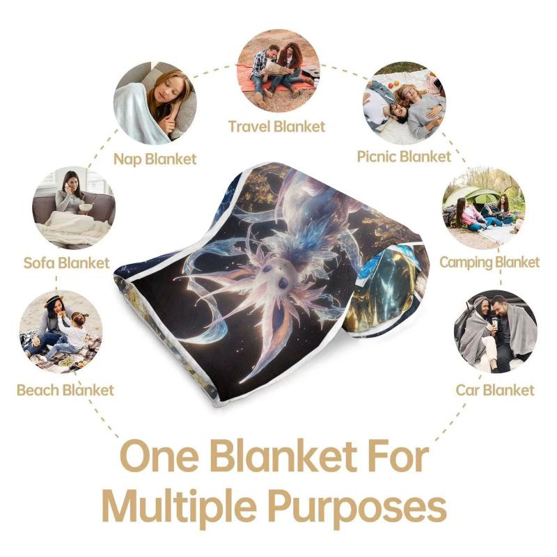 Pokémon Eeveelutions Collage Flannel Blanket Soft Warm Plush Throw For Sofa Bed Cover Travel Camping Nap Cape Shawl Fans Gift