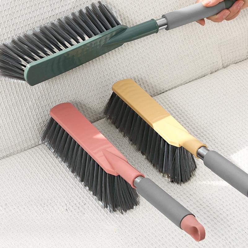 Household Long Handle Bed Brush Soft Bristle Sweeping Brush Broom Sofa Carpet Dust Hair Removal Tool Plastic Cleaning Brushes