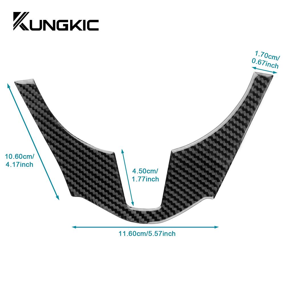 Bilratt Botten för Mazda 3 Axela 2014 2015 2016 LHD RHD Äkta Mjuk Kolfiber Klistermärke Trim Interiörtillbehör