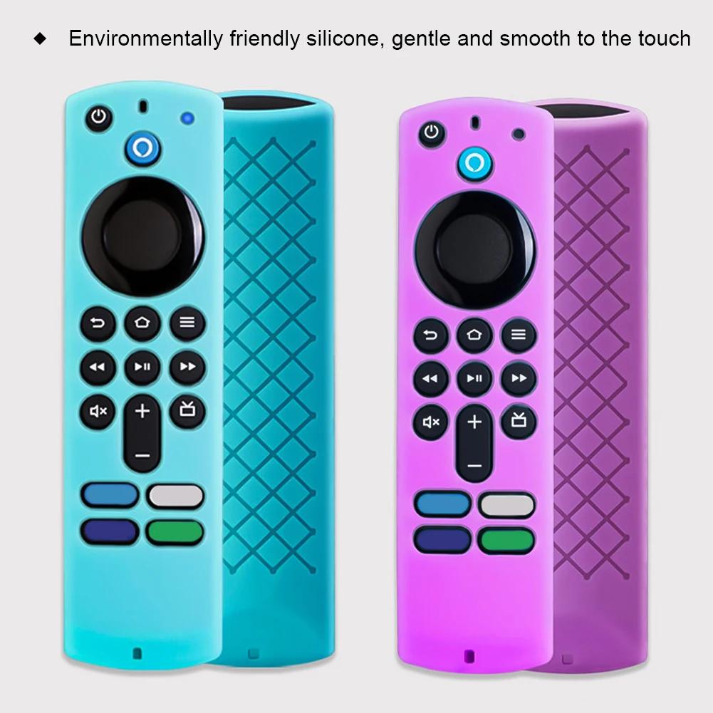 Lightweight Silicone Remote Case Luminous For Amazon Fire TV Stick (3rd Gen) L5B83G Replament Cover Shockproof Resistant