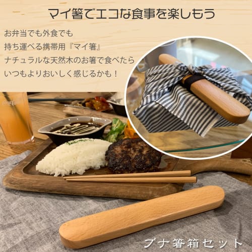 Noah Wooden Chopstick Case Set, Dishwasher Safe, Wooden Chopsticks and Portable Chopstick Case Set (Wooden Chopsticks and Chopstick Case Set)