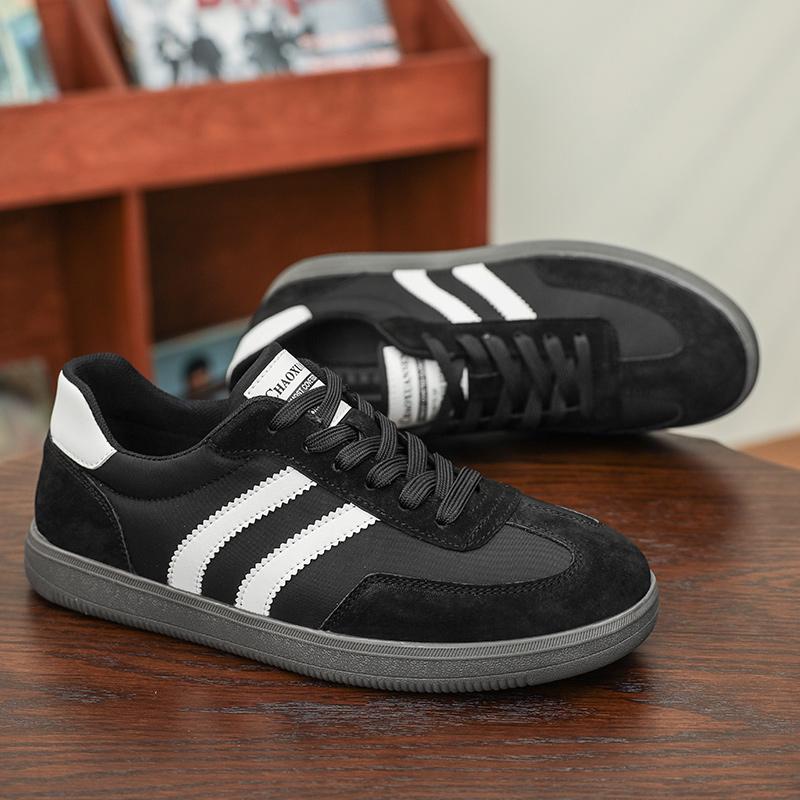 Fashion All-match Skate Shoes Men New Arrival Mens Sneakers Lace-Up Men Comfortable Casual Shoes Leather Flats Men's Walking Footwear