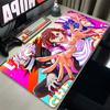 Gaming Mouse PadLarge Desk MatAntislipStitched EdgesColor Block Manga Girls Anime Print Keyboard Pad for Gamer Home Office