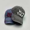 Embroidery Letters Simple Contrasting Color Baseball Cap Men'S And Women'S Sunshade Showing Face Small Versatile Retro Cap