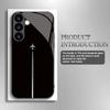 Minimalistische Flugzeug-Hartglas-Handyhülle geeignet für Samsung Galaxy S26 S25 S24 S23 S22 S20 FE/Ultra/Plus sturzsicher