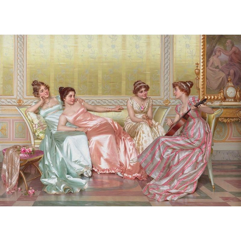 Vintage Elegant Women Portrait Poster Victorian Female Canvas Painting Antique Wall Art Picture for Living Room Home Decor Mural