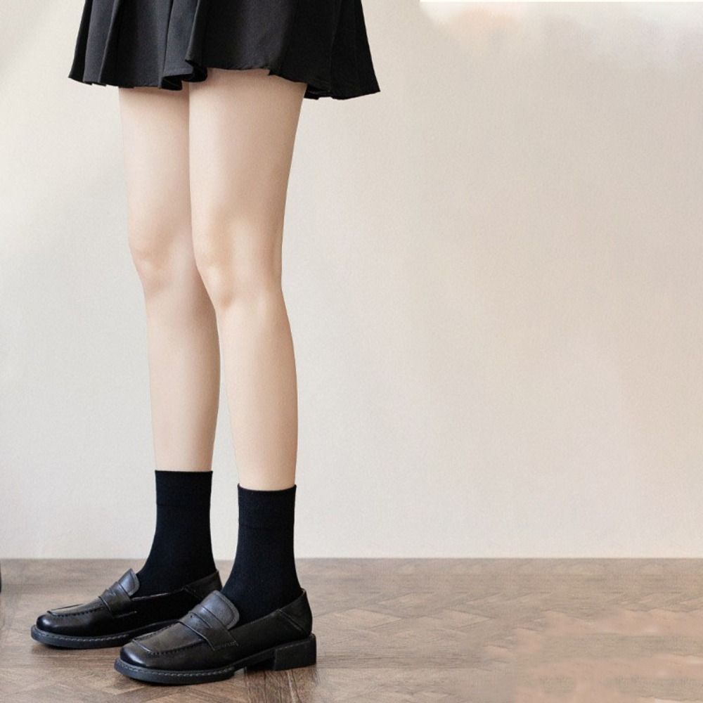 

Sweat-absorbent Harajuku Women Stockings White Over The Knee Socks Jk Lolita Girls Stocks Lolita black-A