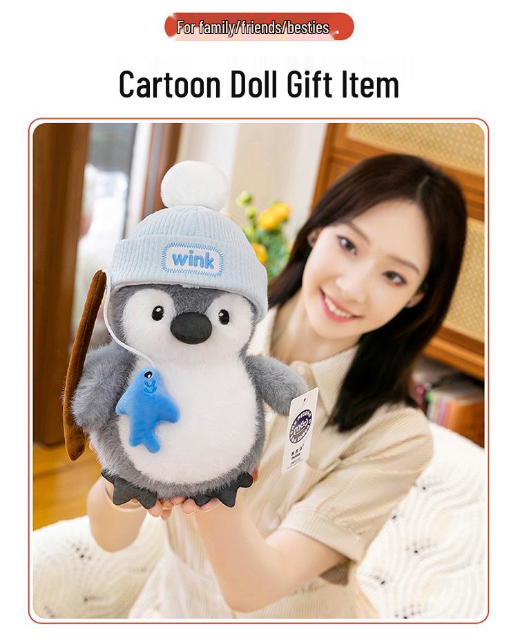 Genuine Jigglypuff Penguin Plush Pillow Doll - Cute Chef Design, Children's Gift