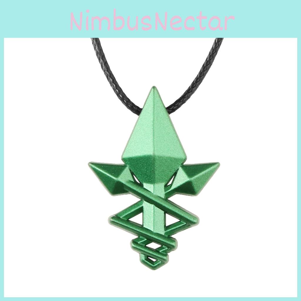Tensei Jobless Mushoku Reincarnation Green Arrow Jewelry Alloy Gift Pendant