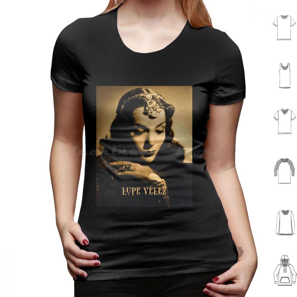 Lupe Vélez T Shirt Big Size 100 Cotton Lupe Vélez Mexican Actress Dancer Singer Golden Age Of Hollywood Cinema Film Star Movie