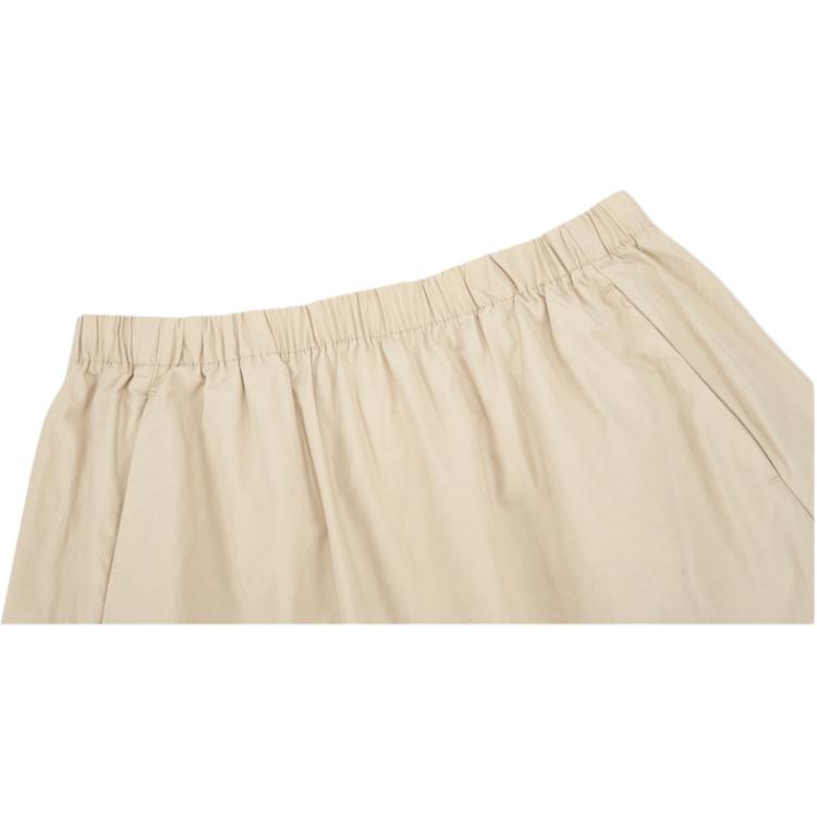Calvin Klein Ss25 Cotton Twill Midi A-Line Casual Skirt Women Skirts Khaki 44B666P