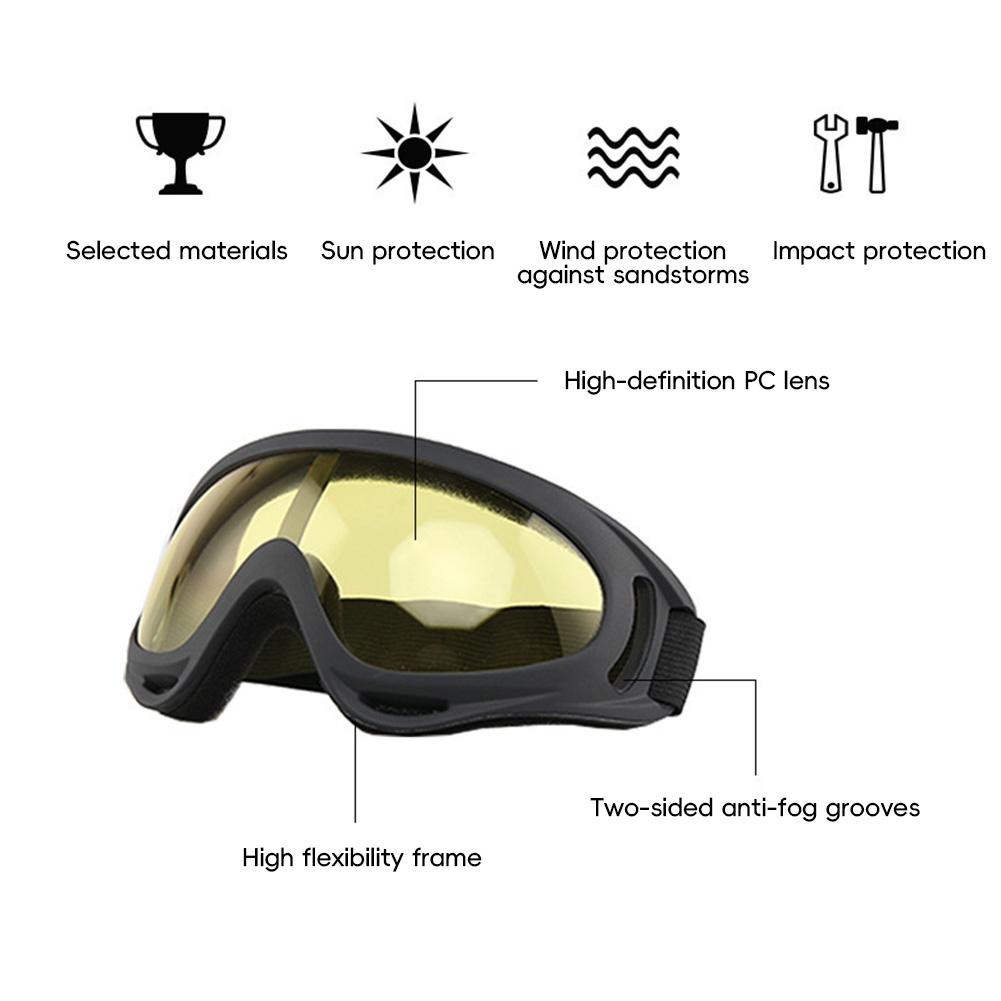 Lyžařské snowboardové brýle Horská lyžařská oční optika Sněžný skútr Zimní sporty Gogle Sněhové brýle Cyklistické sluneční brýle Pánská maska proti slunci