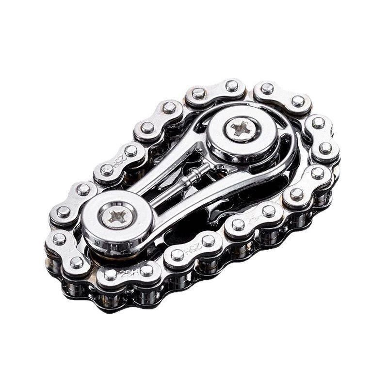 Metal Fingertip Gyro Chain: Boredom Relief Toy for Kids and Students