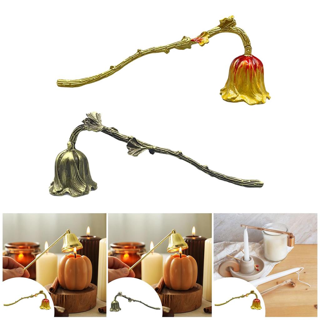 Candle Snuffer Handcrafted Extinguishing Tool Metal Antique for Lovers Gifts