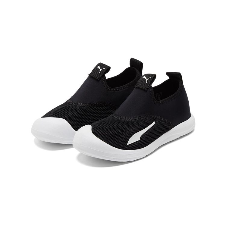 Puma Aquacat Shield Fabric Low-Top Running Shoes Kids Sneakers Black 374860-01