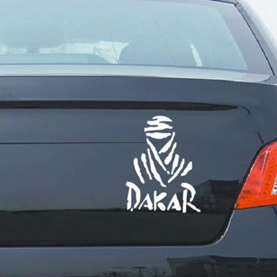 Dakar Letter Print Nákladní okno Auto Vozidlo Reflexní nálepka na karoserie Dekor
