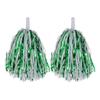 2 stk Cheerleader Pom Poms metallisk folie Cheerleader Pom Poms Håndblomster med håndtak for sportskonkurranser feiringer