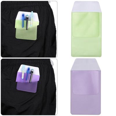 Portable Office Colorful Pocket Protector Pencil Case Doctors Nurses Supplies Leak-Proof Pen Pouch